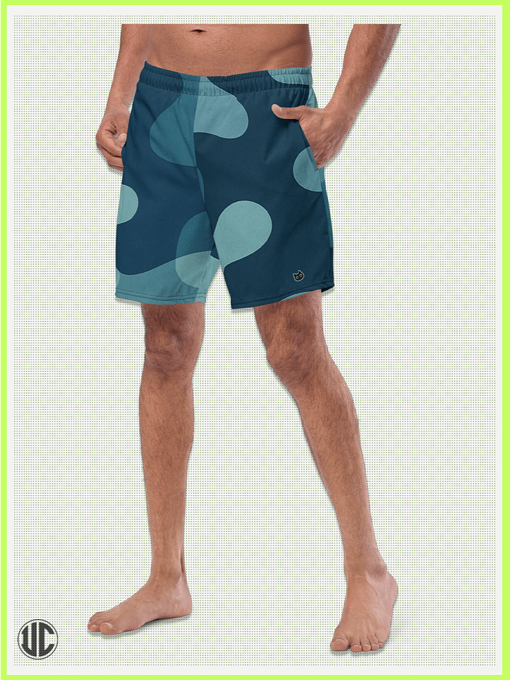 Zahra's Ocean Wave Camo - Men’s Swim Trunks product image (1)