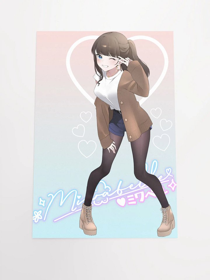 Miwa Heart Poster product image (1)