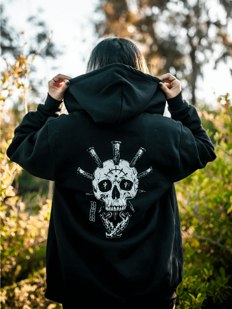 Saints Skull Full Zip Hoodie product image (2)