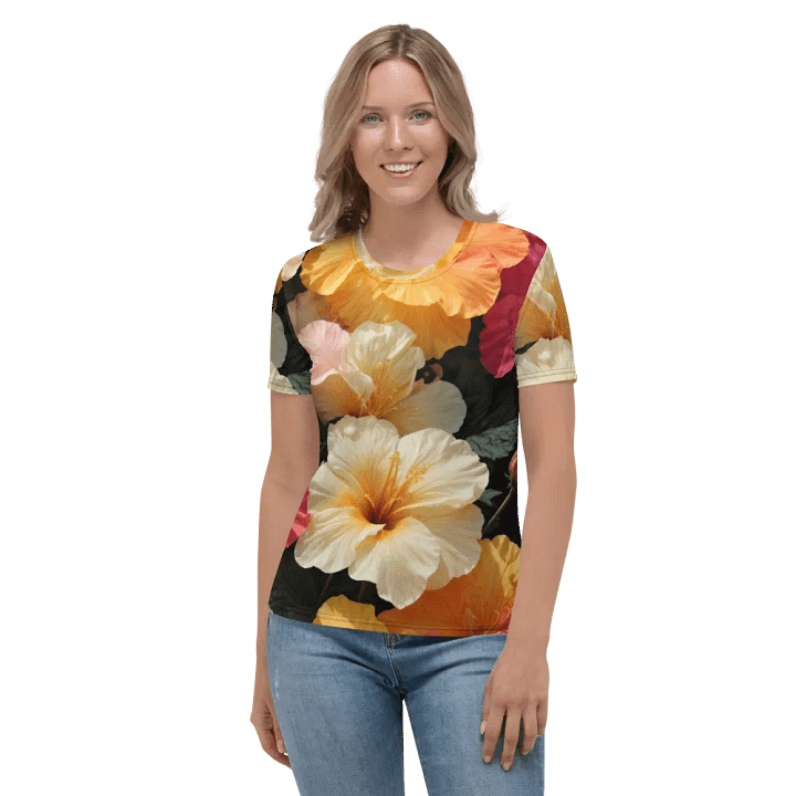 Hibiscus Serenade: Petal Perfect Tees product image (1)