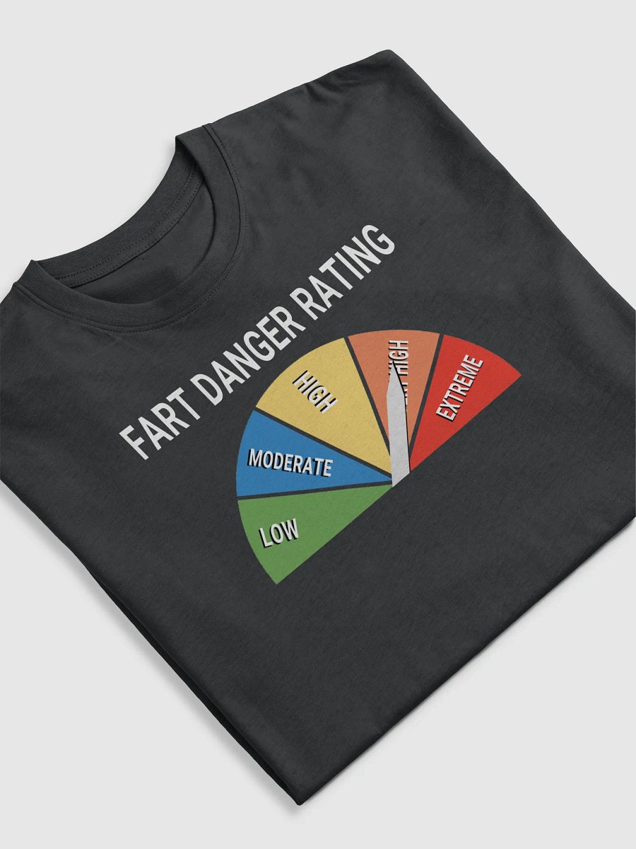 Fart Danger Rating Funny Farting Dad Joke design product image (5)