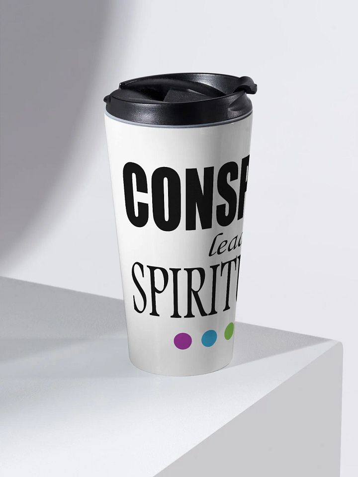 Conspiracy Leads To Spirituality - Stainless Steel Travel Mug product image (1)