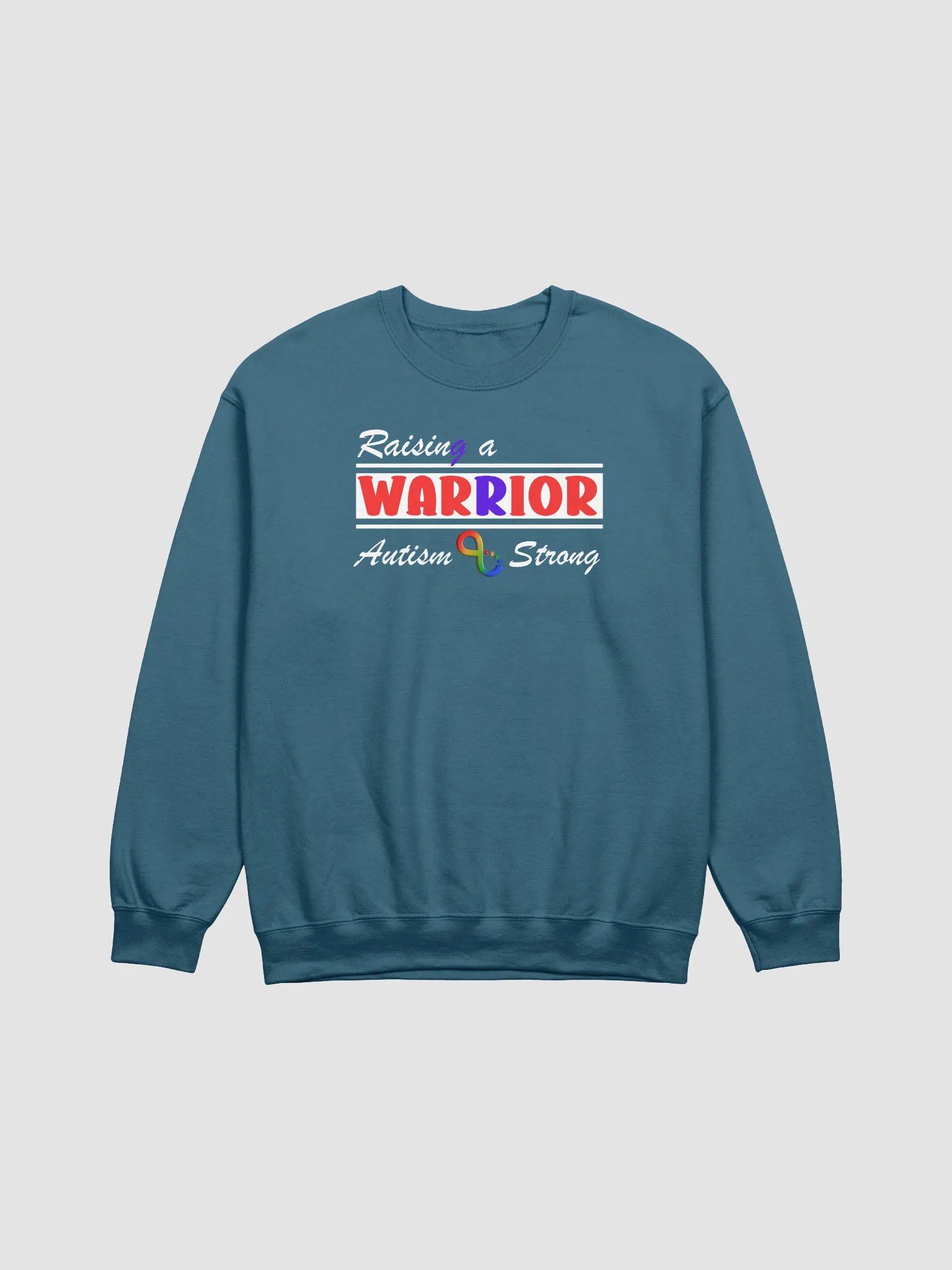 Raising A Warrior, Autism Strong Gildan Sweatshirt product image (3)