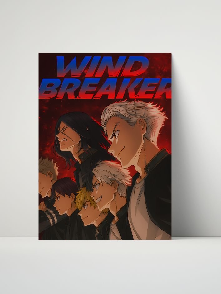 Wind Breaker – Crimson Resolve Edition – 8x10 Metal Print product image (1)