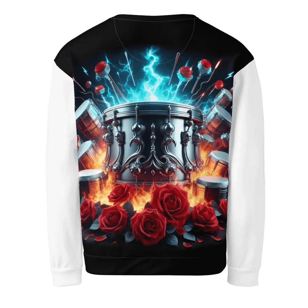 Rhythmic Drum Reverie Recycled - Unisex Sweatshirt #7 product image (3)