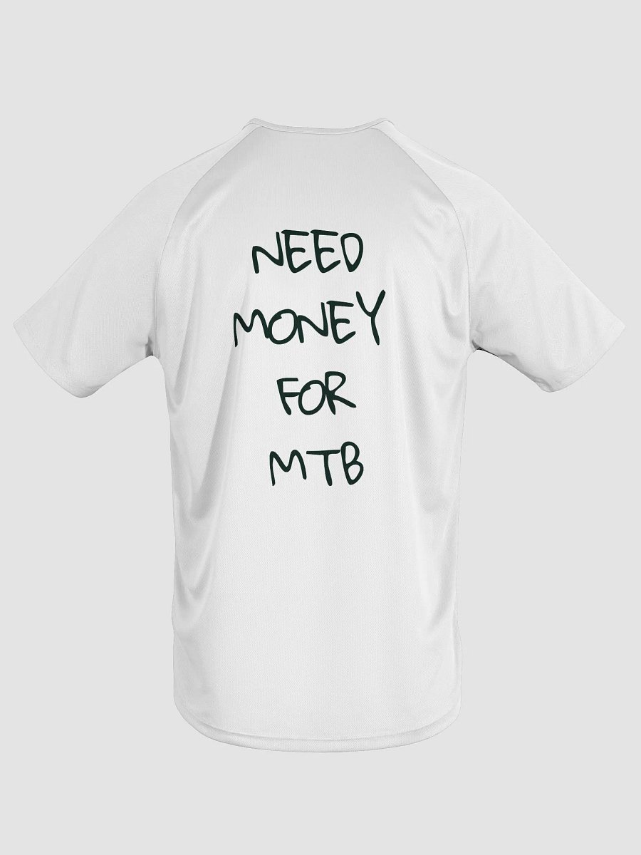 White Need Money For MTB Jersey product image (1)