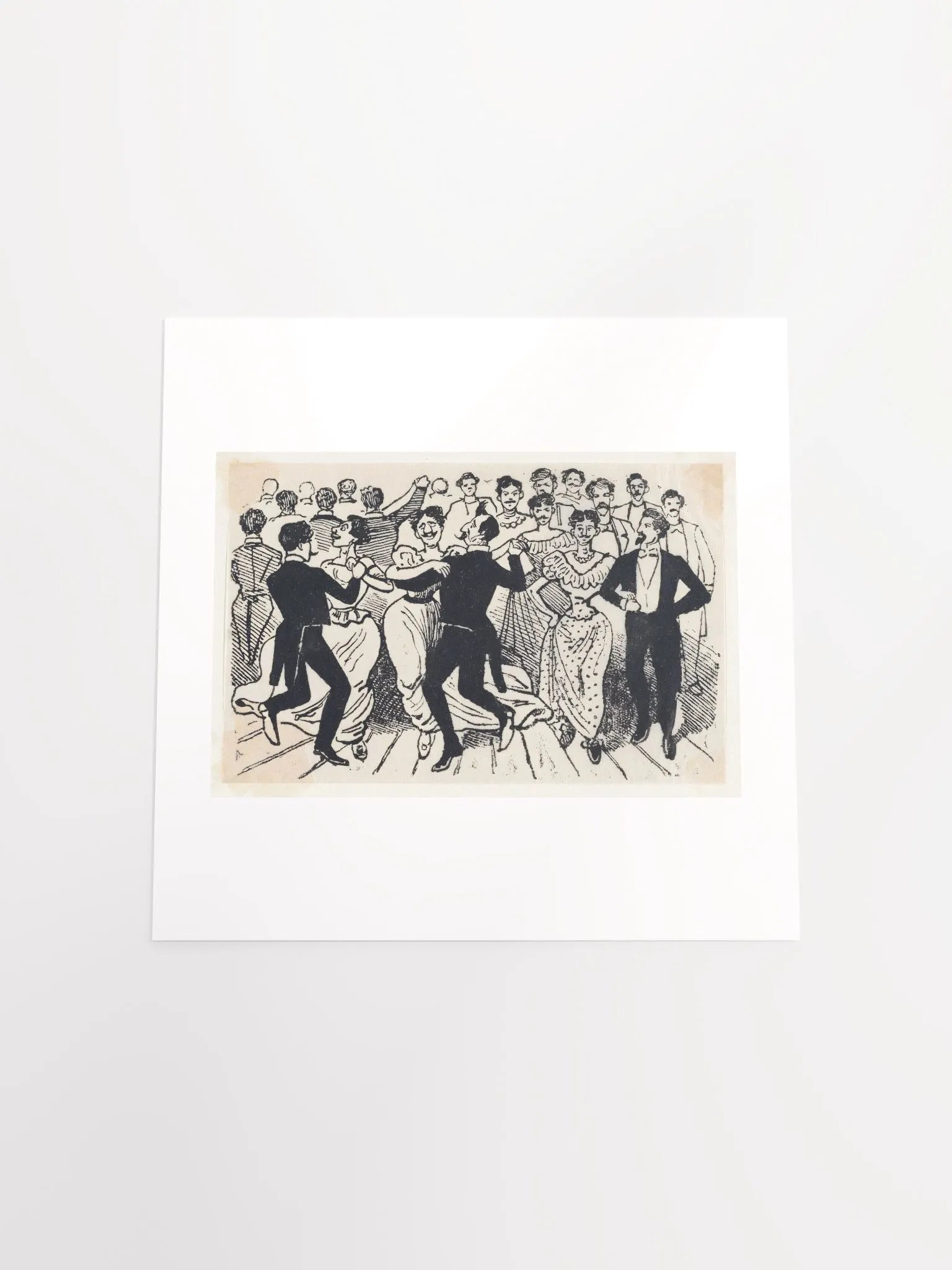 Los 41 Maricones Encontrados En Un Baile De La Calle De La Paz El 20 De Noviembre De 1901 by José Guadalupe Posada (1901) - Print product image (8)