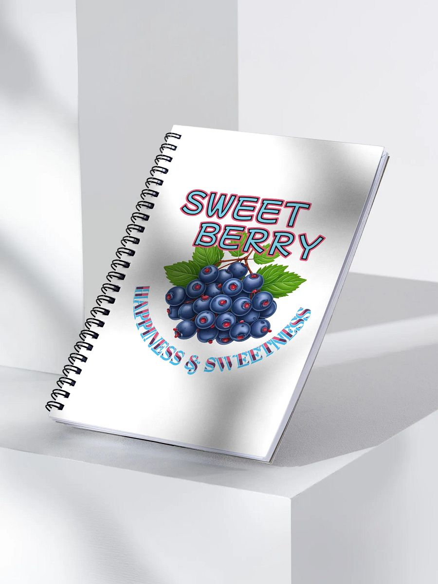 Sweet Berry Happiness And Sweetness Spiral Notebook product image (3)