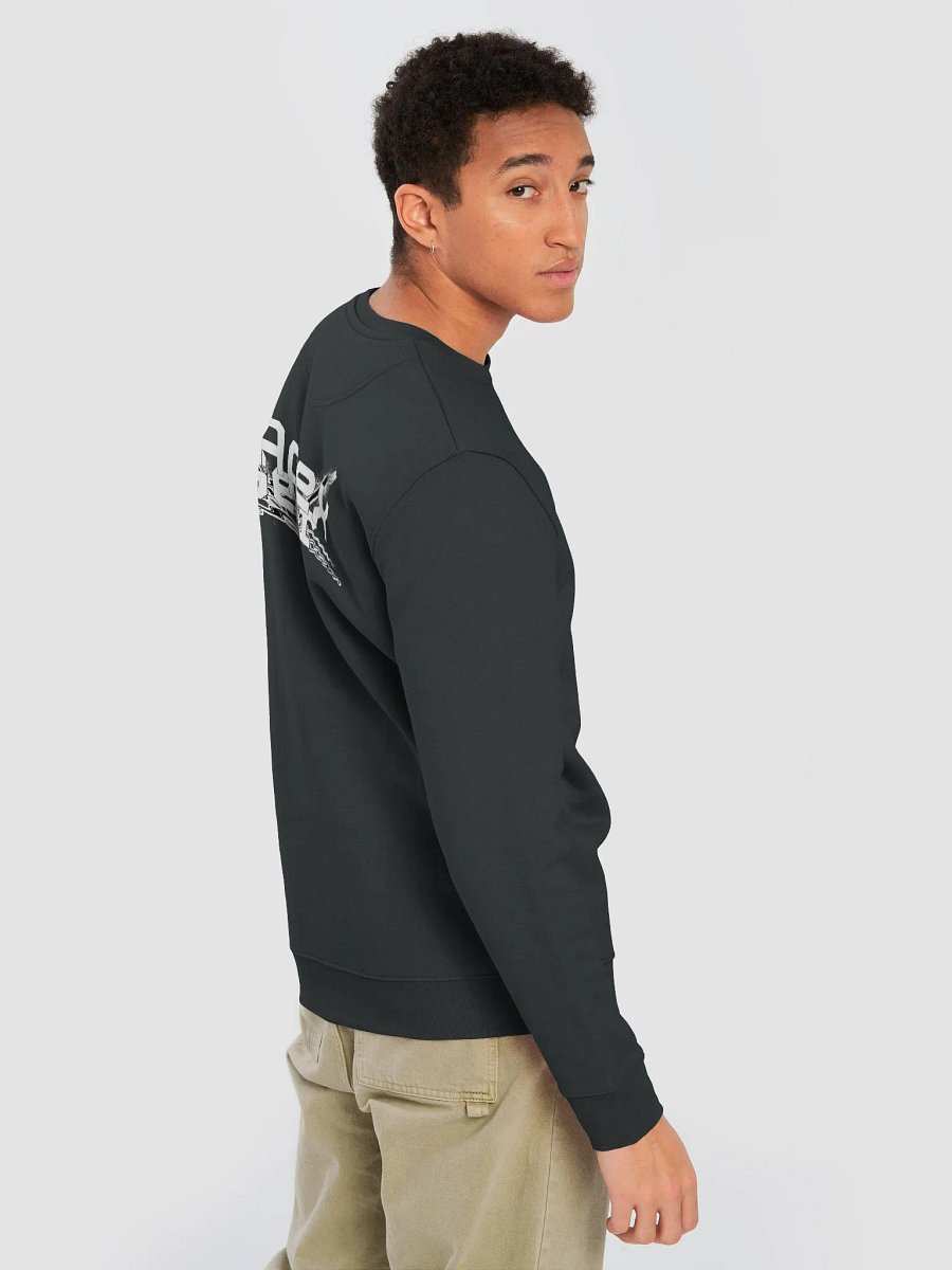 Unisex Eco Sweatshirt - White HApex Gear Black Logo product image (8)