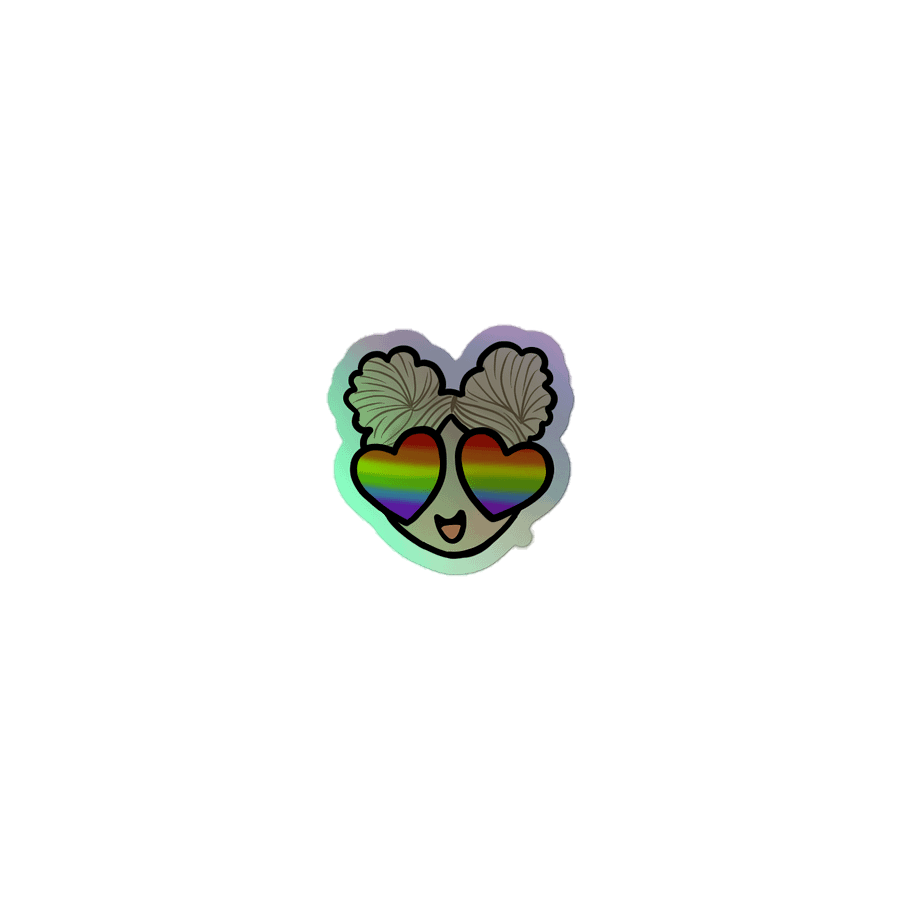Pride holographic sticker product image (1)