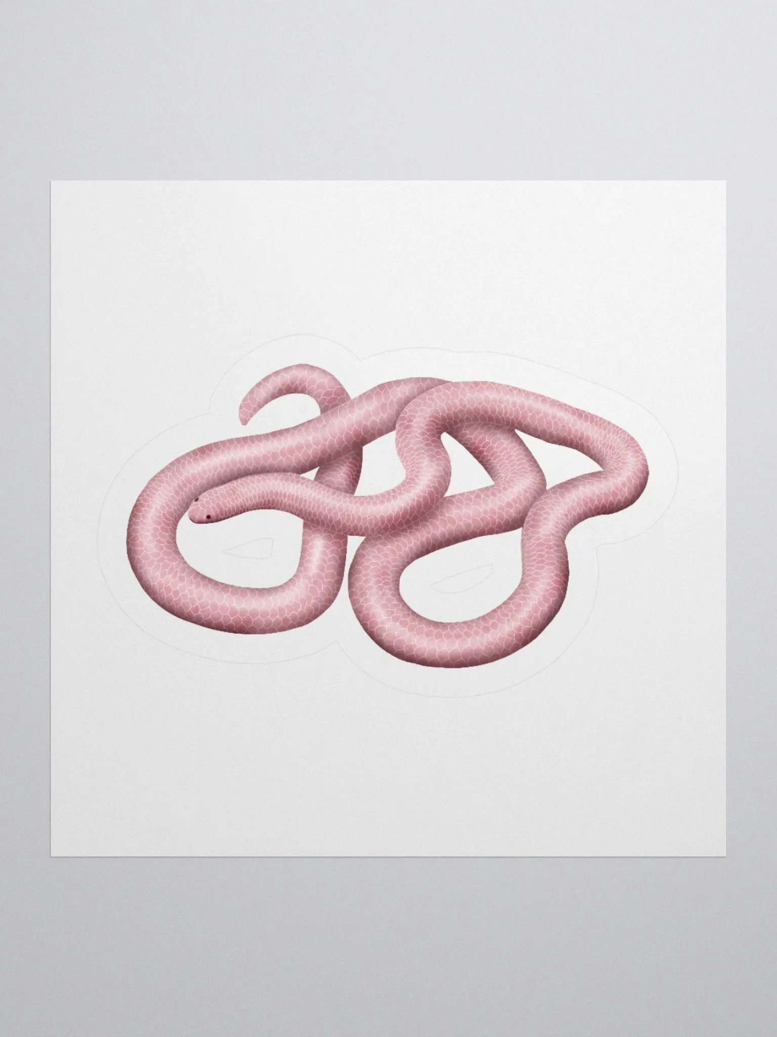 Die-Cut Sticker – Western Threadsnake product image (1)