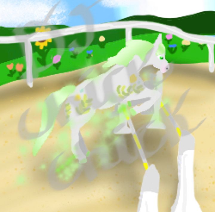 WHI Digital Drawing-Spring Arabian (Jumping) product image (1)