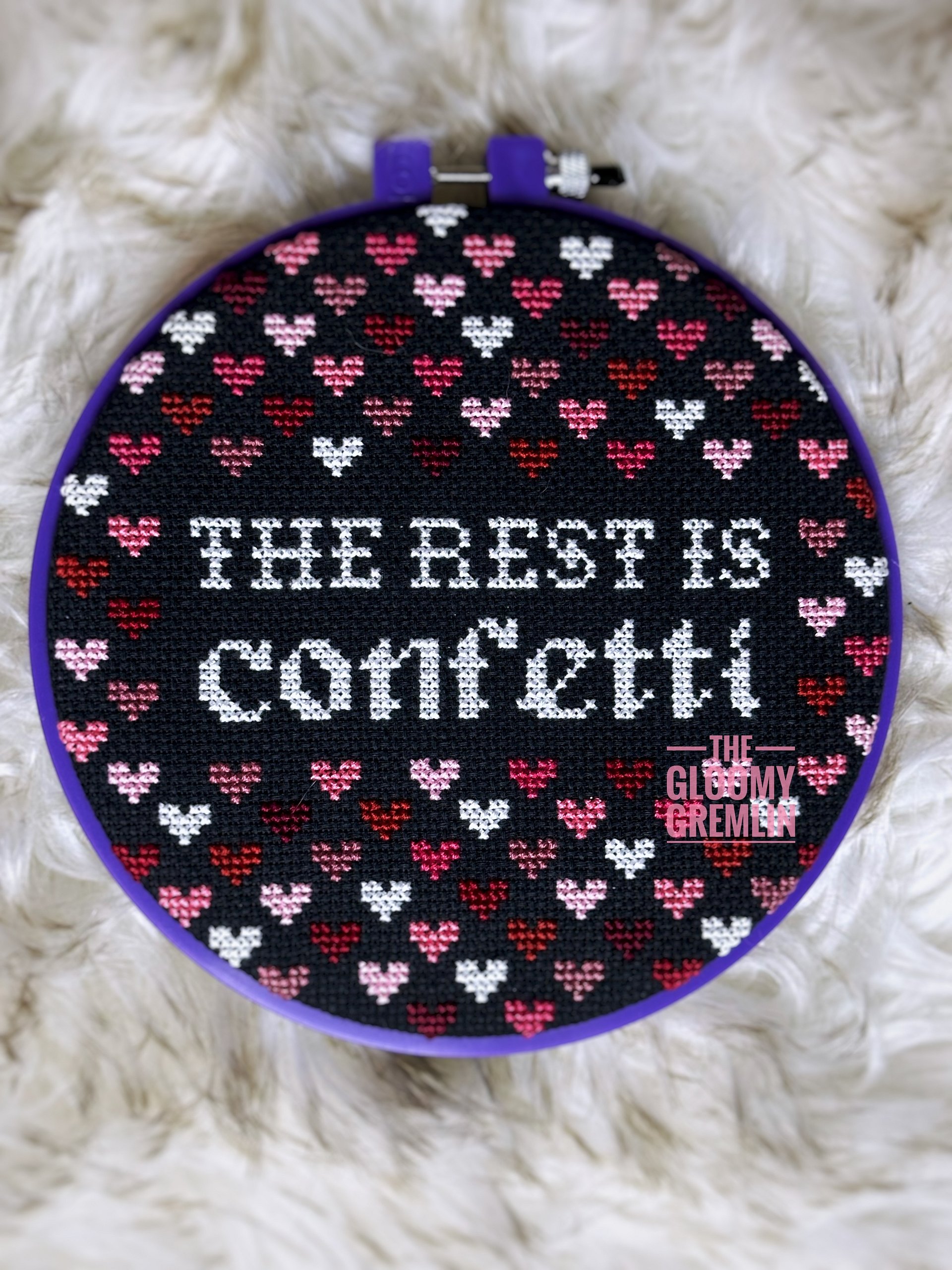 The Rest is Confetti - Cross Stitch Pattern product image (1)