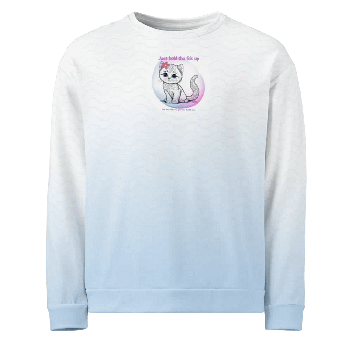 KC, Hold the Fck Up (kitty), Sweatshirt product image (1)