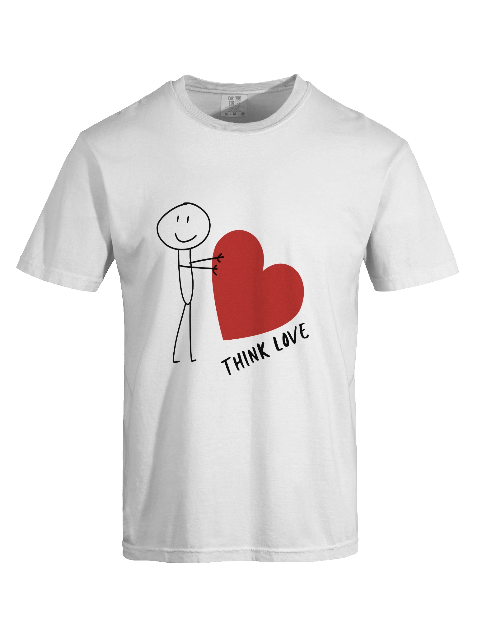 Think Love Heavyweight T-Shirt product image (109)