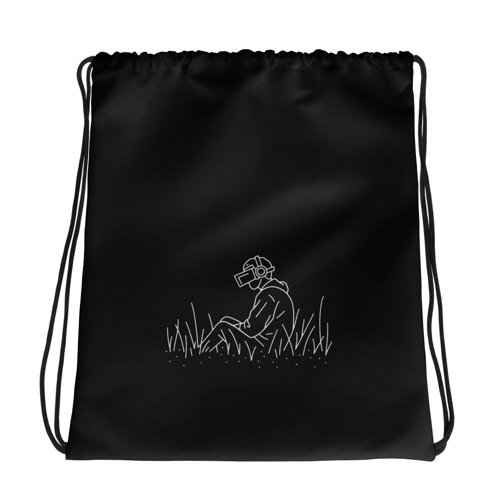 VR Guy - Drawstring Bag (Black) product image (1)