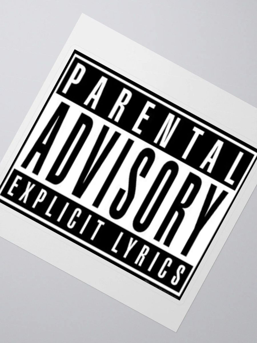 Parental Advisory Explicit Lyrics sticker product image (2)