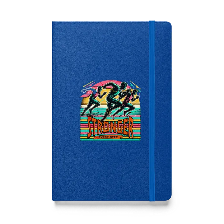 Stronger Every Step Running Hardcover Notebook product image (1)