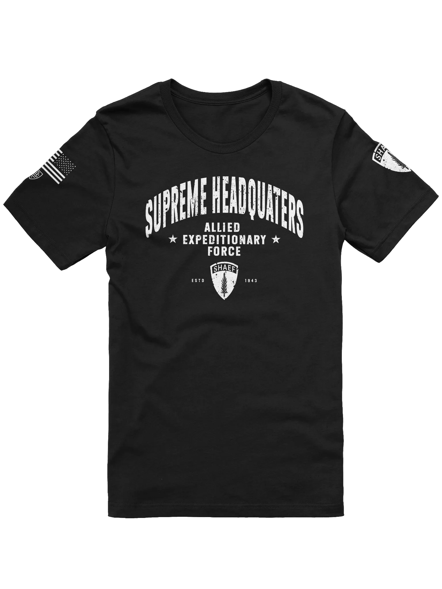 SHAEF - Supreme Allied Expeditionary Force "Distressed" T-Shirt product image (3)