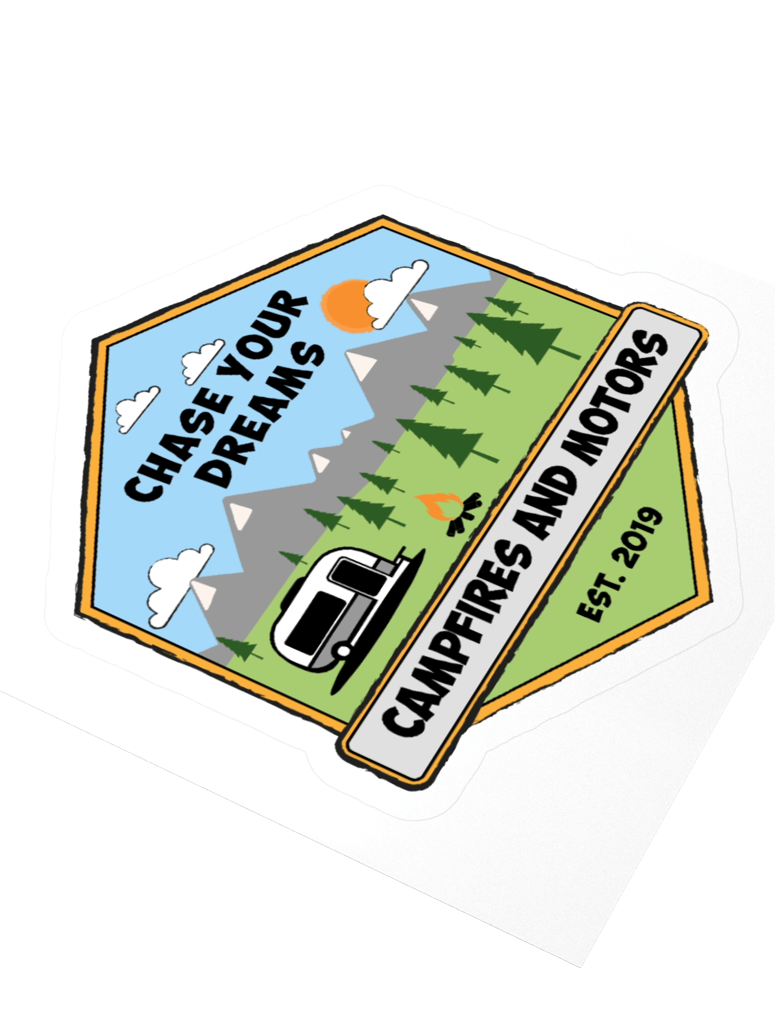 Campfires and Motors Sticker product image (3)