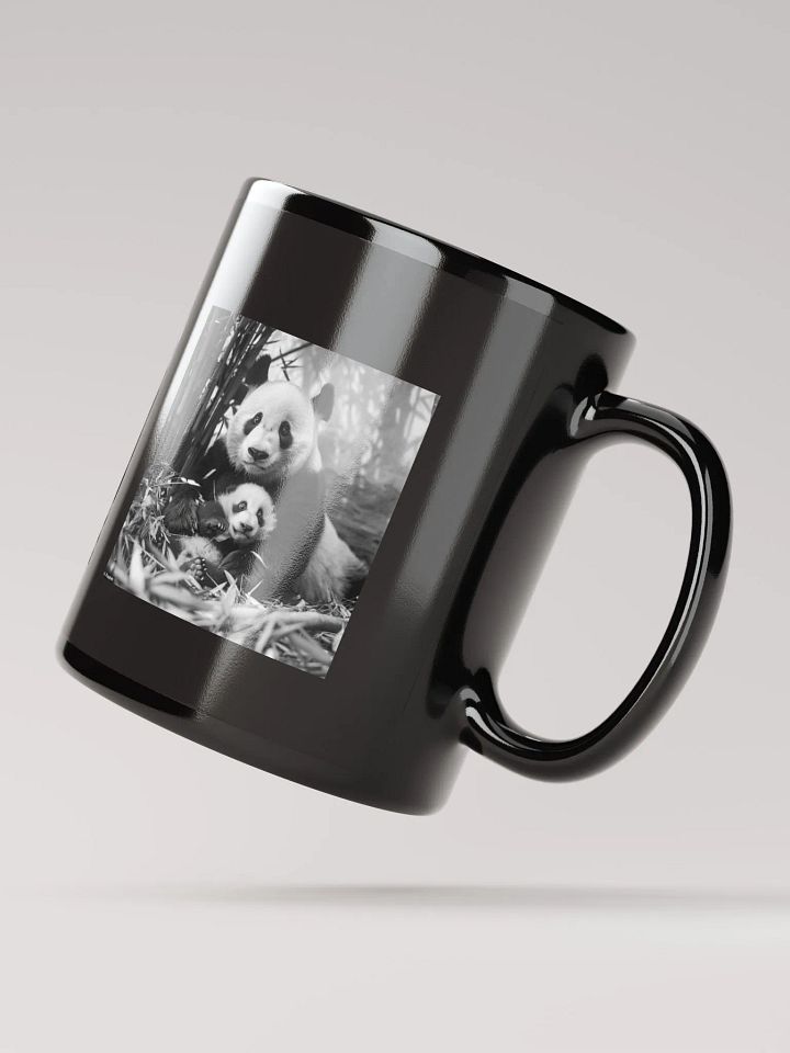Panda Love Black Glossy Mug Set product image (3)