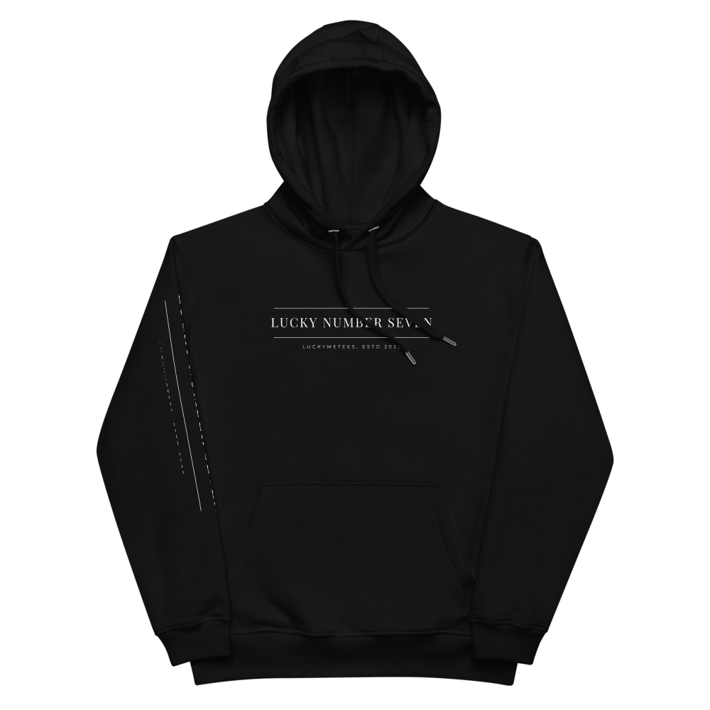 LUCKY NUMBER SEVEN Abstract Elegance Eco Hoodie product image (2)