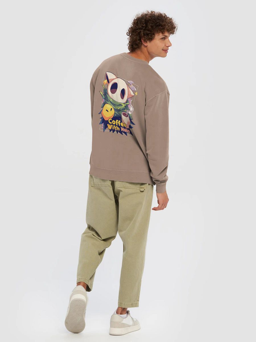 Coffee w Hako Premium Heavyweight Hoodie Front and Back Print product image (63)