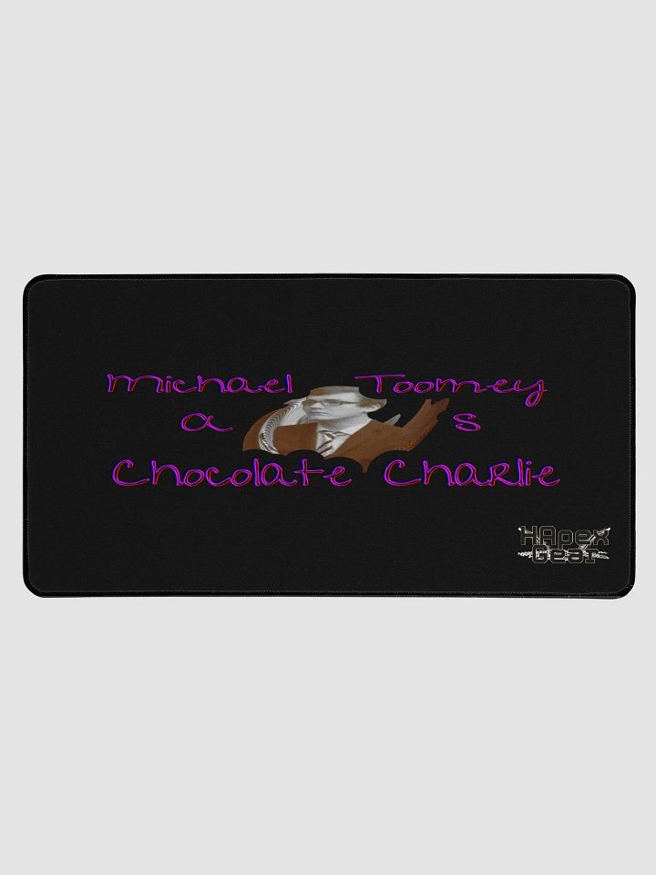 Michael Toomey As Chocolate Charlie 01 - Black - Desk Mat 15.5