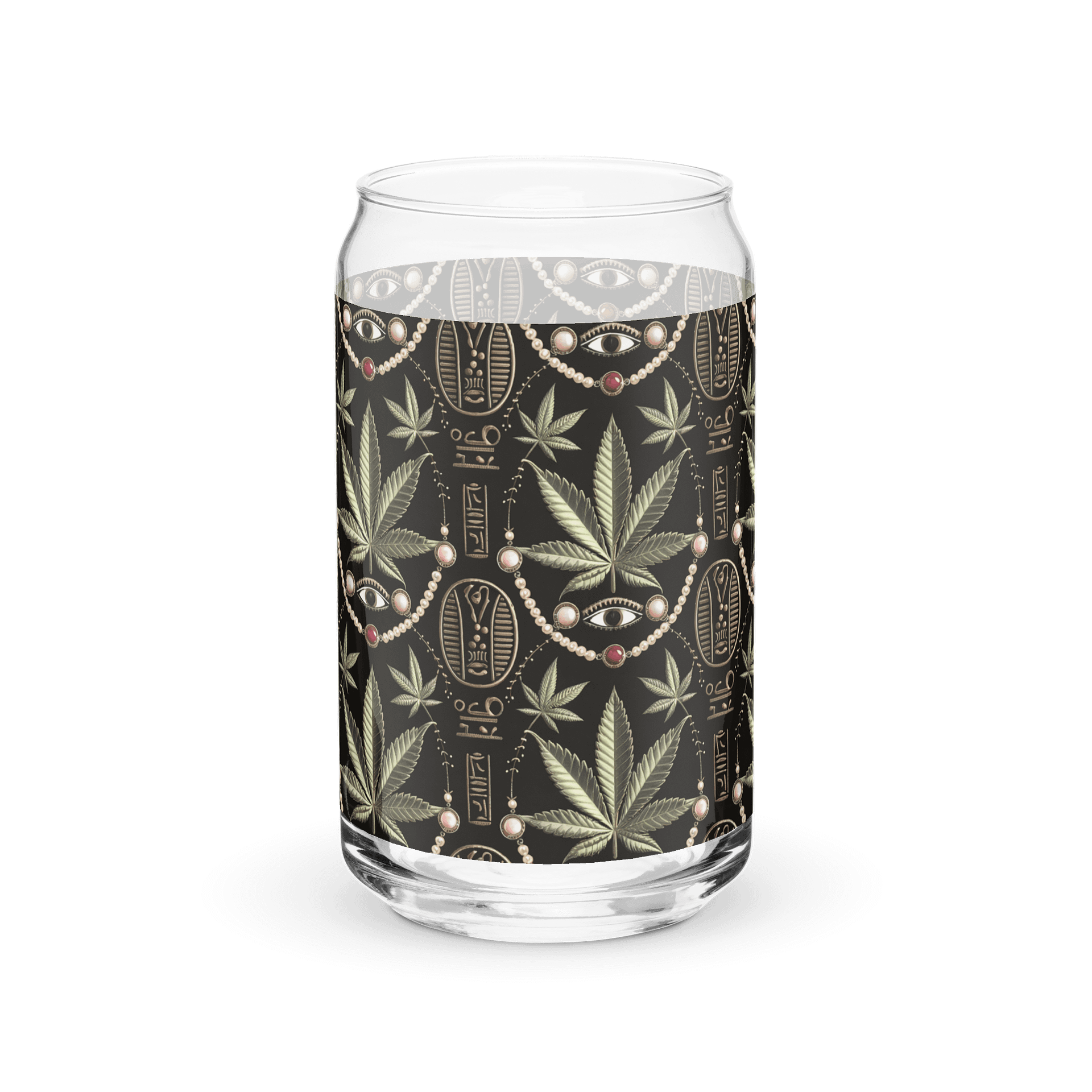 Cannabis - Kush of the Nile - Design | 16oz Can-Shaped Glass product image (4)