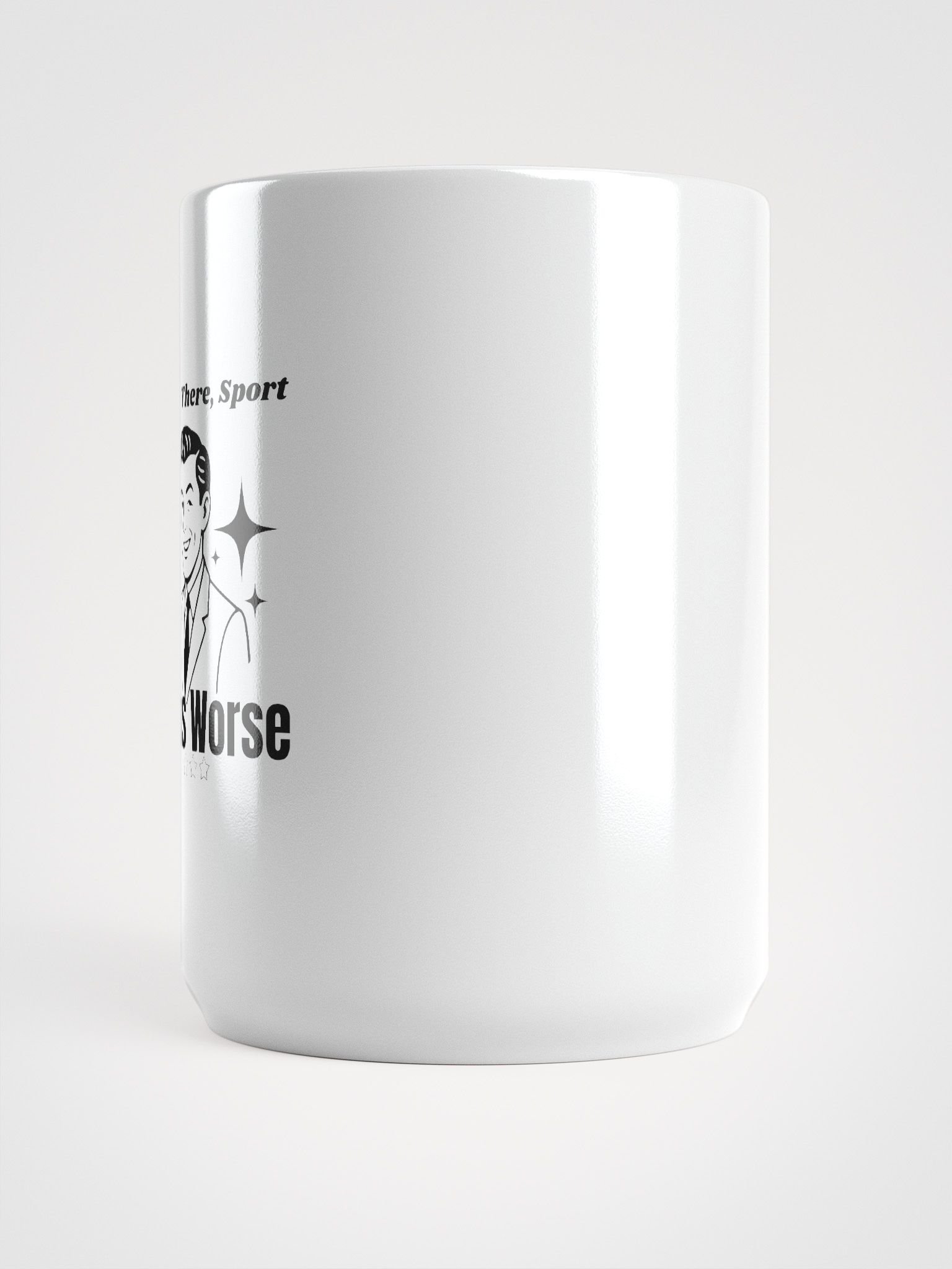 Hang in There, Sport – 1-Star Review Mug – Dark Humor Gildan Heavyweight Tee product image (5)