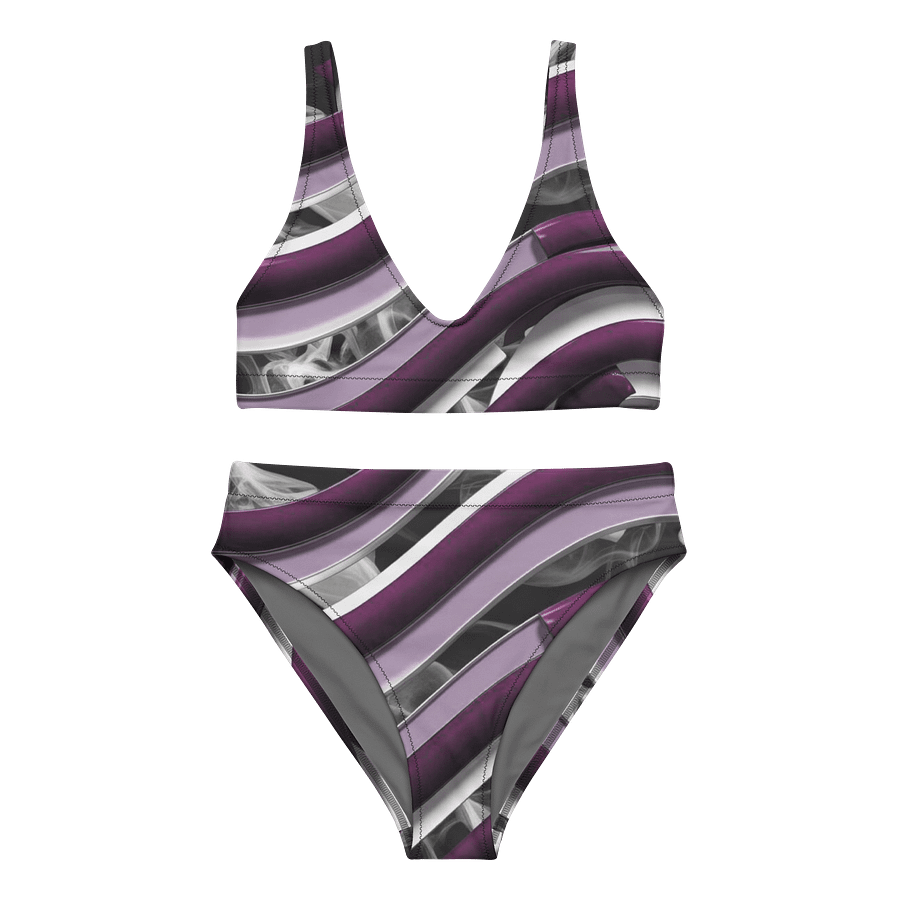 Purple Smoke High Waisted Bikini product image (1)