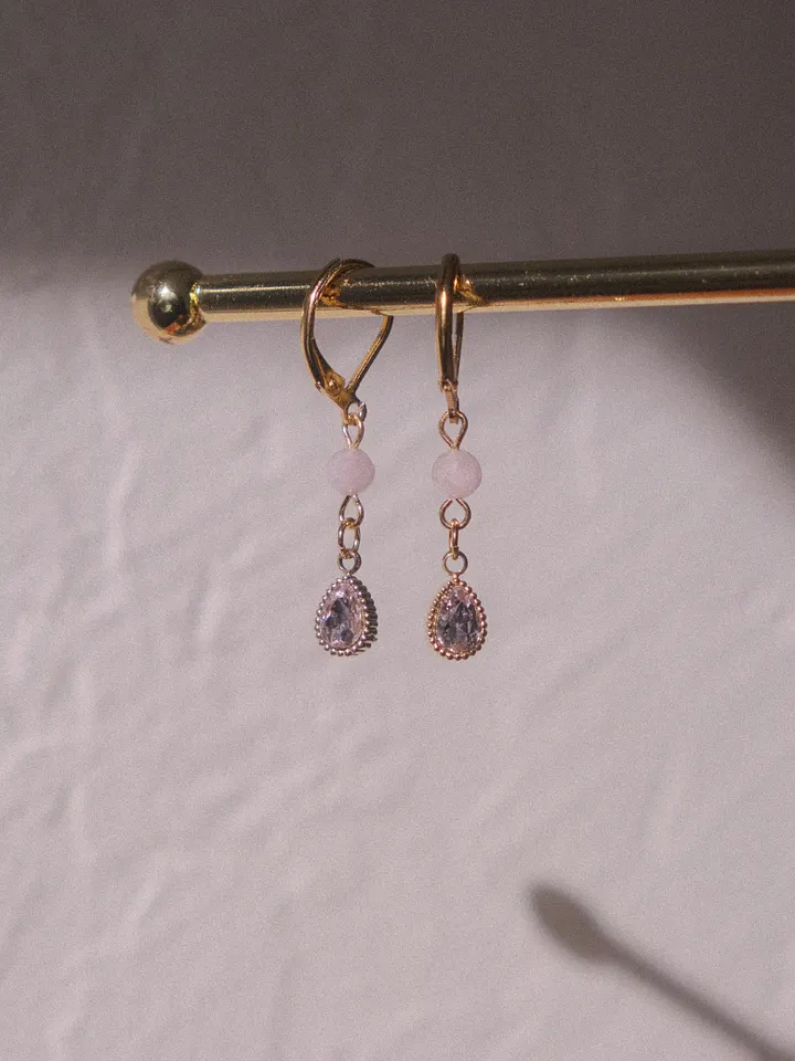 Tender teardrops - Kunzite earrings product image (2)