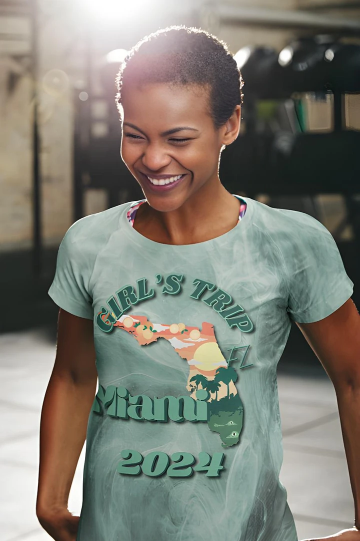 Girls Trip Miami, Fl 2024 All Over Print T-shirt product image (1)