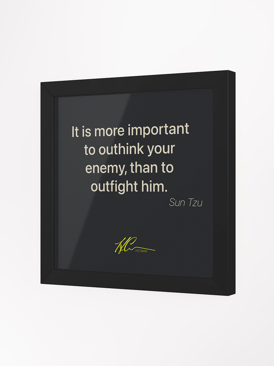 Sun Tzu Q1 - Framed Poster product image (2)