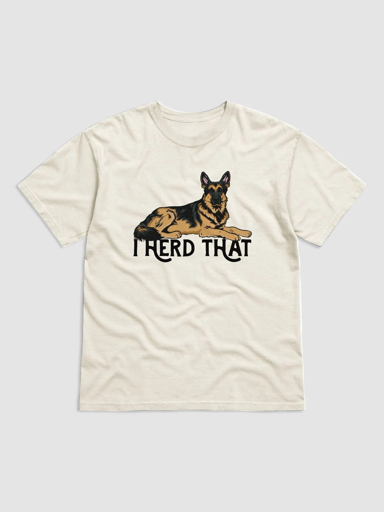I Herd That German Shepherd 2 | Funny T-Shirt for GSD Paw-rents product image (28)
