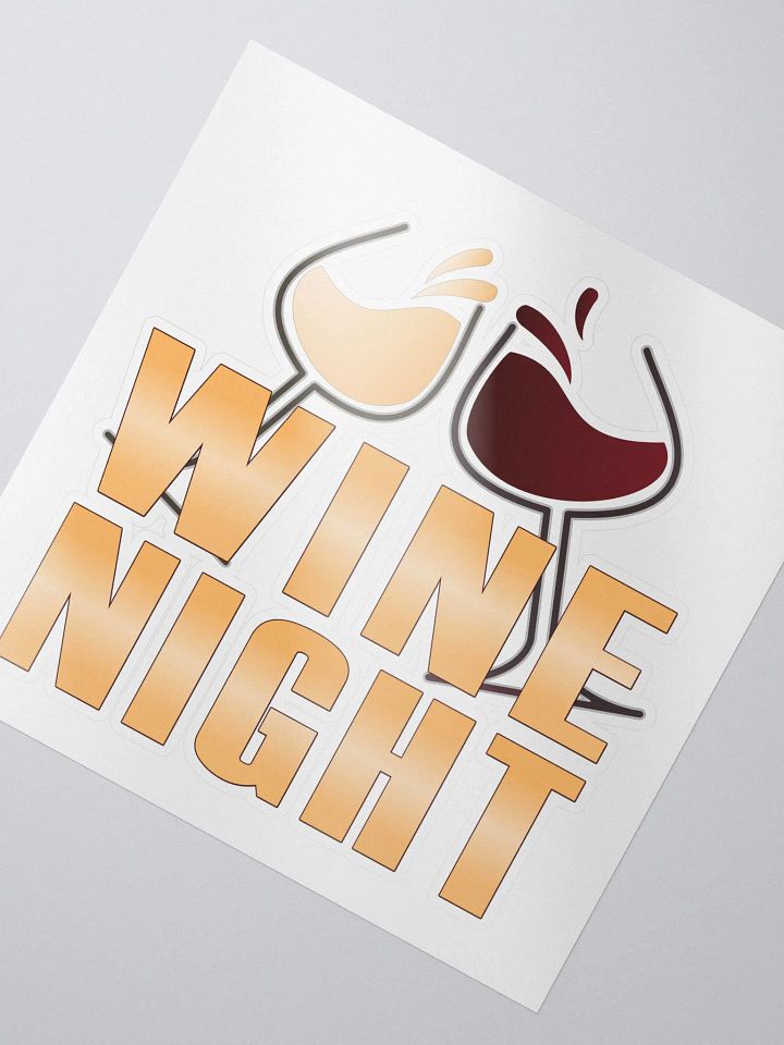 Wine Night Sticker product image (2)