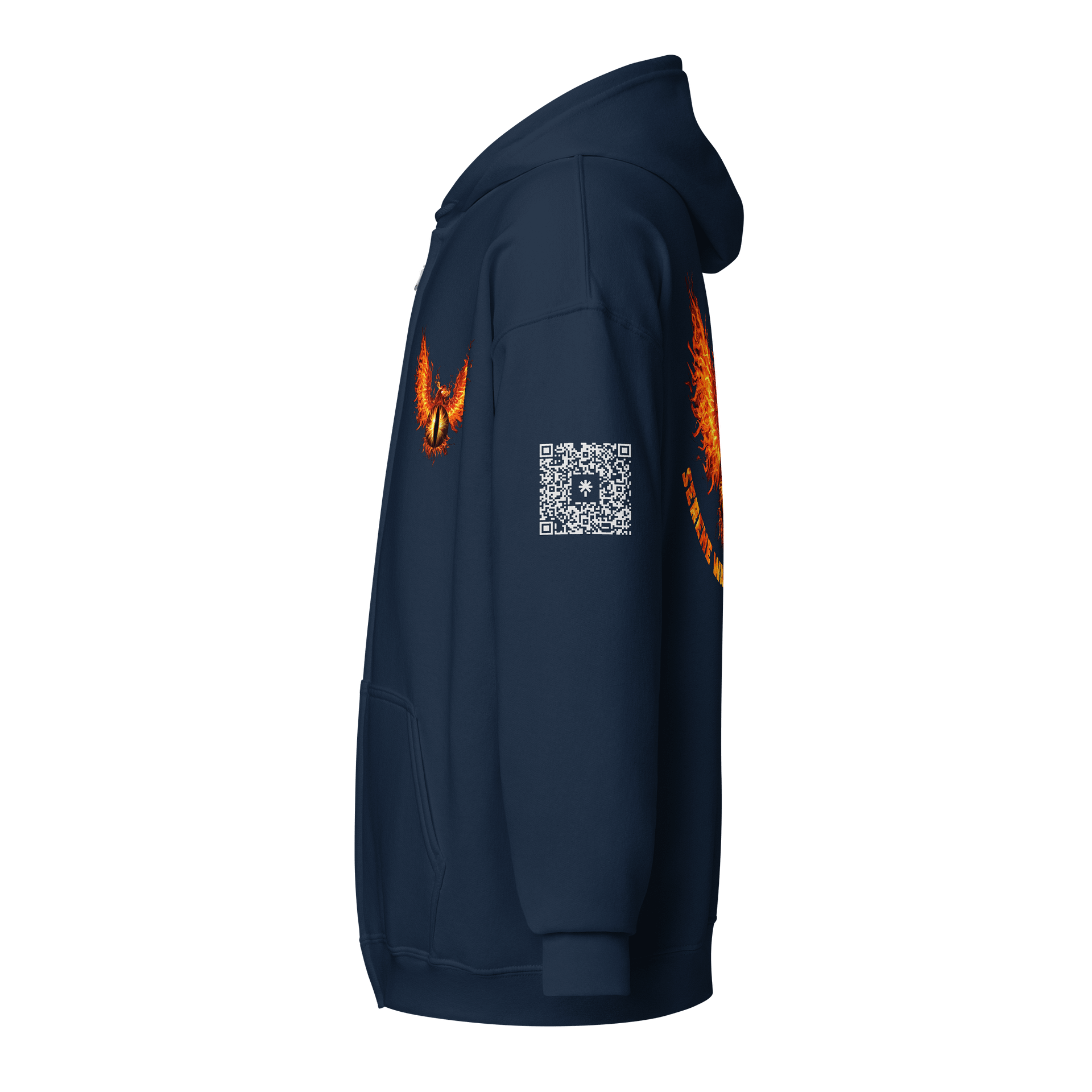 Gildan Zip-up Hoodie in Navy product image (3)