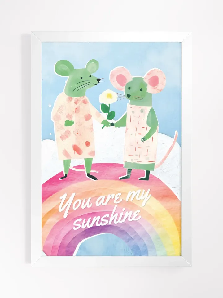'You Are My Sunshine' Framed High-Quality Matte Poster product image (1)