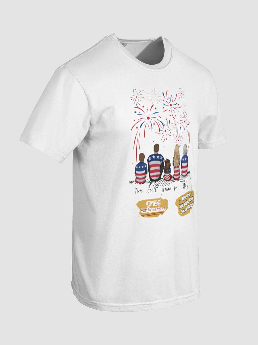 Patriotic Family Fireworks Custom T-Shirt product image (53)