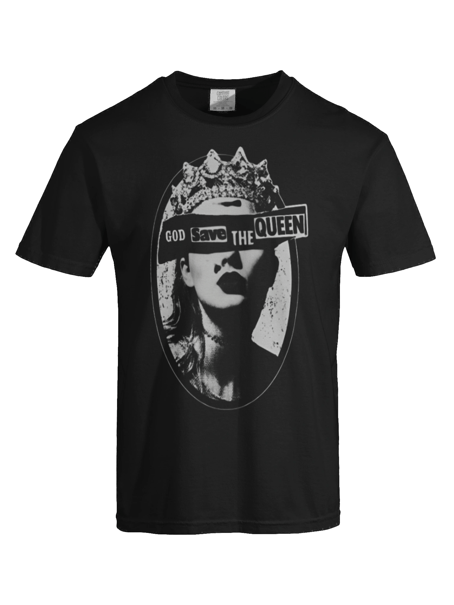 God Save The Queen Funny Grapihc Vintage Unisex Short Sleeve T-Shirt product image (4)
