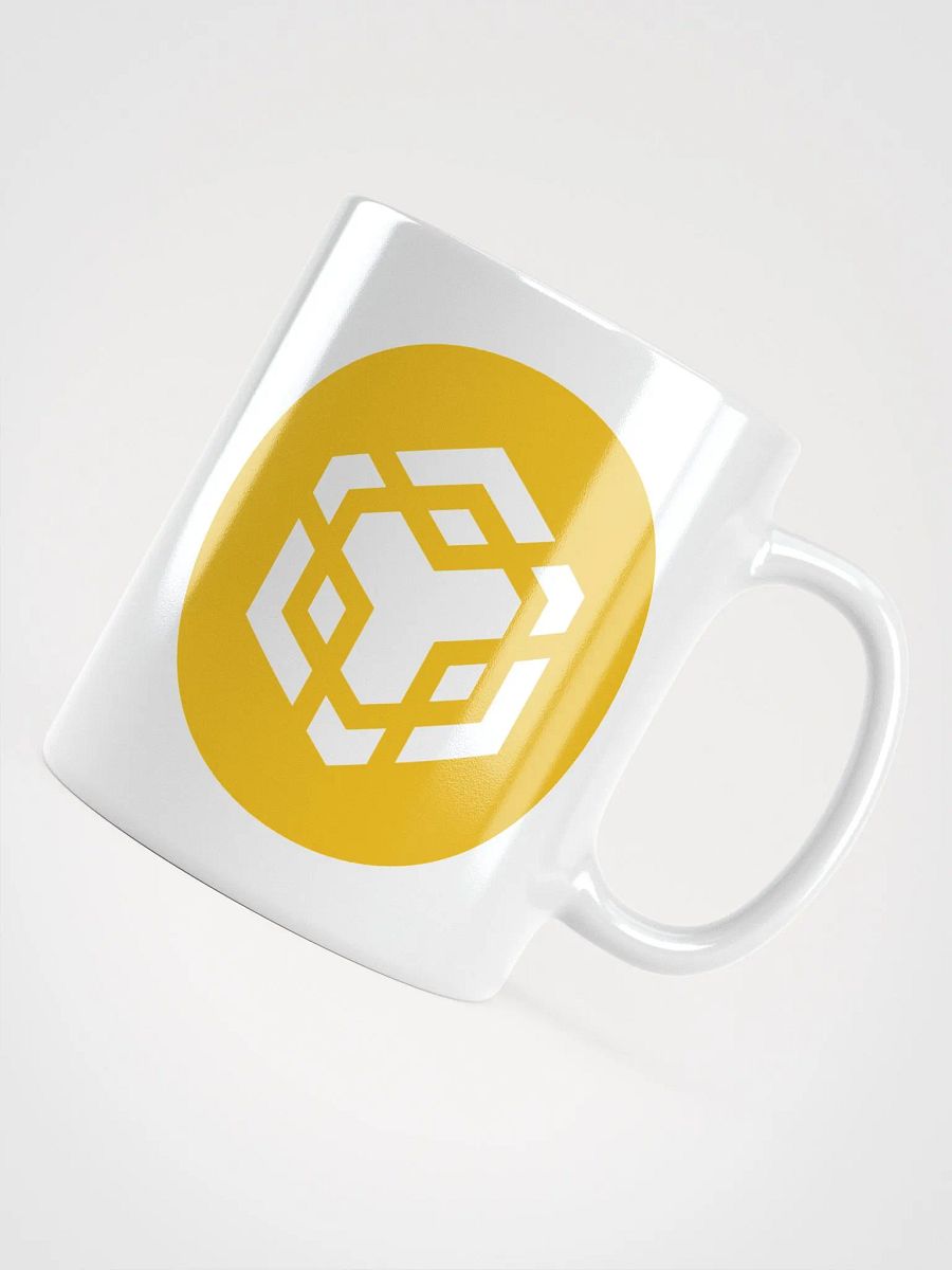 BNB Logo White Glossy Mug product image (4)
