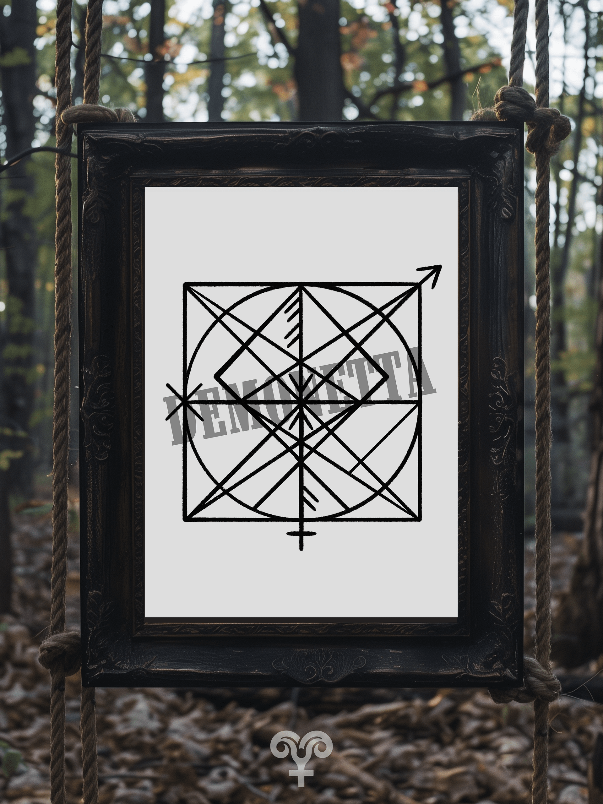 Norse ATTRACTION Sigil for Beauty, Attractiveness, Charisma, Magnetic Aura, & Self Confidence. product image (1)