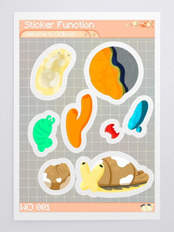 Welcome to OOboon Stickers 001 product image (1)
