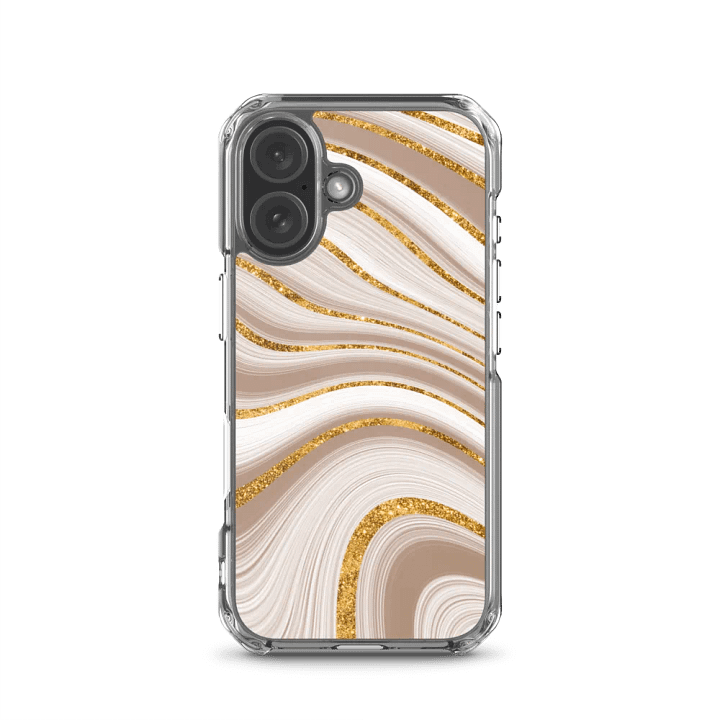 Golden Flow marble iPhone® Case product image (23)