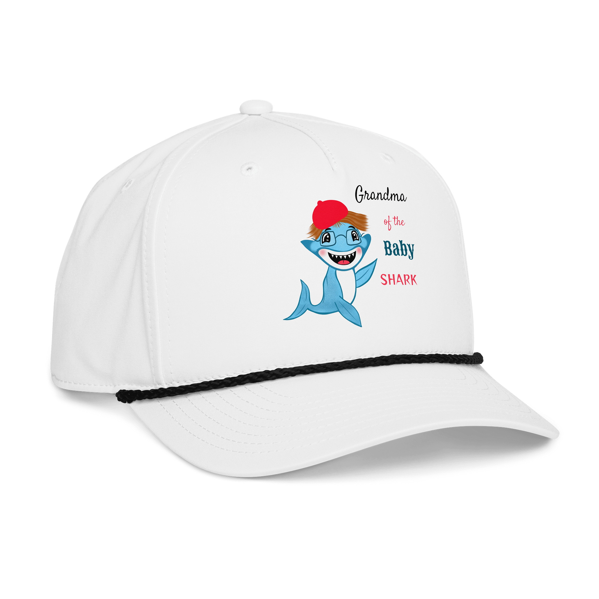 Cool Grandma Shark Five-Panel Cap product image (4)