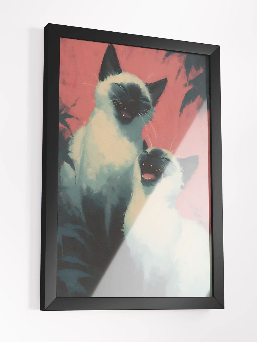 Chuckle Cats Framed Matte Poster product image (3)