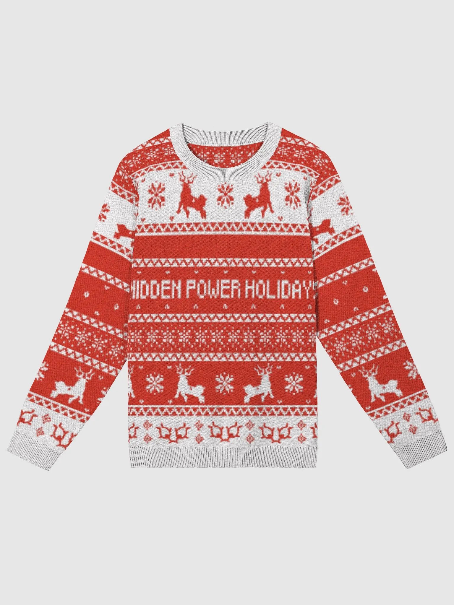 Hidden Power Holidays (Red) - Crewneck Sweater product image (3)
