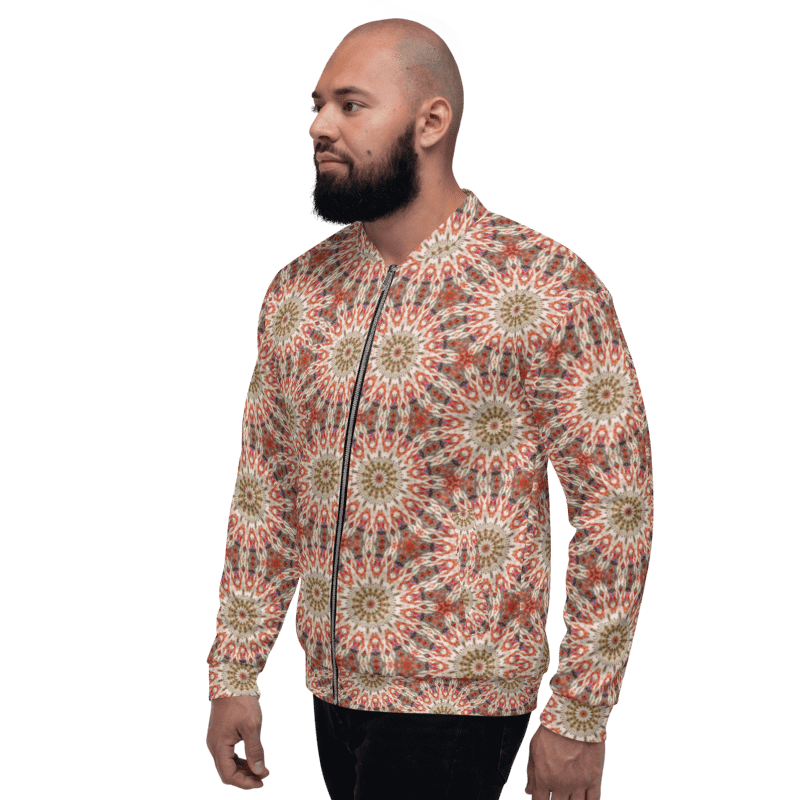 Abstract Suns Pattern Unisex All Over Print Bomber Jacket product image (7)