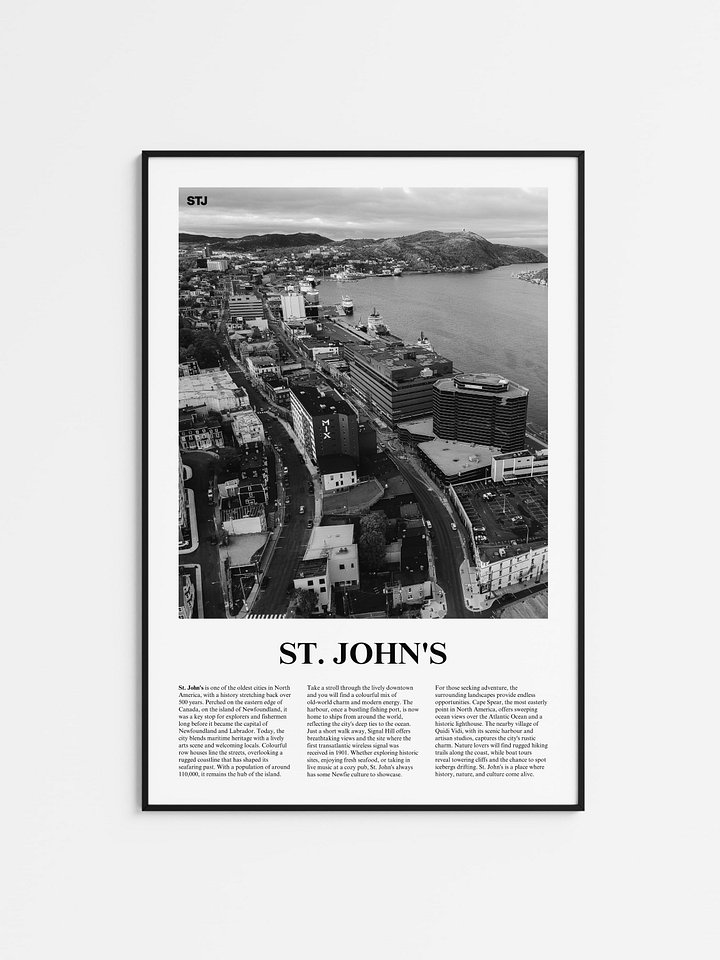 St. John's 01 Newspaper Poster product image (1)