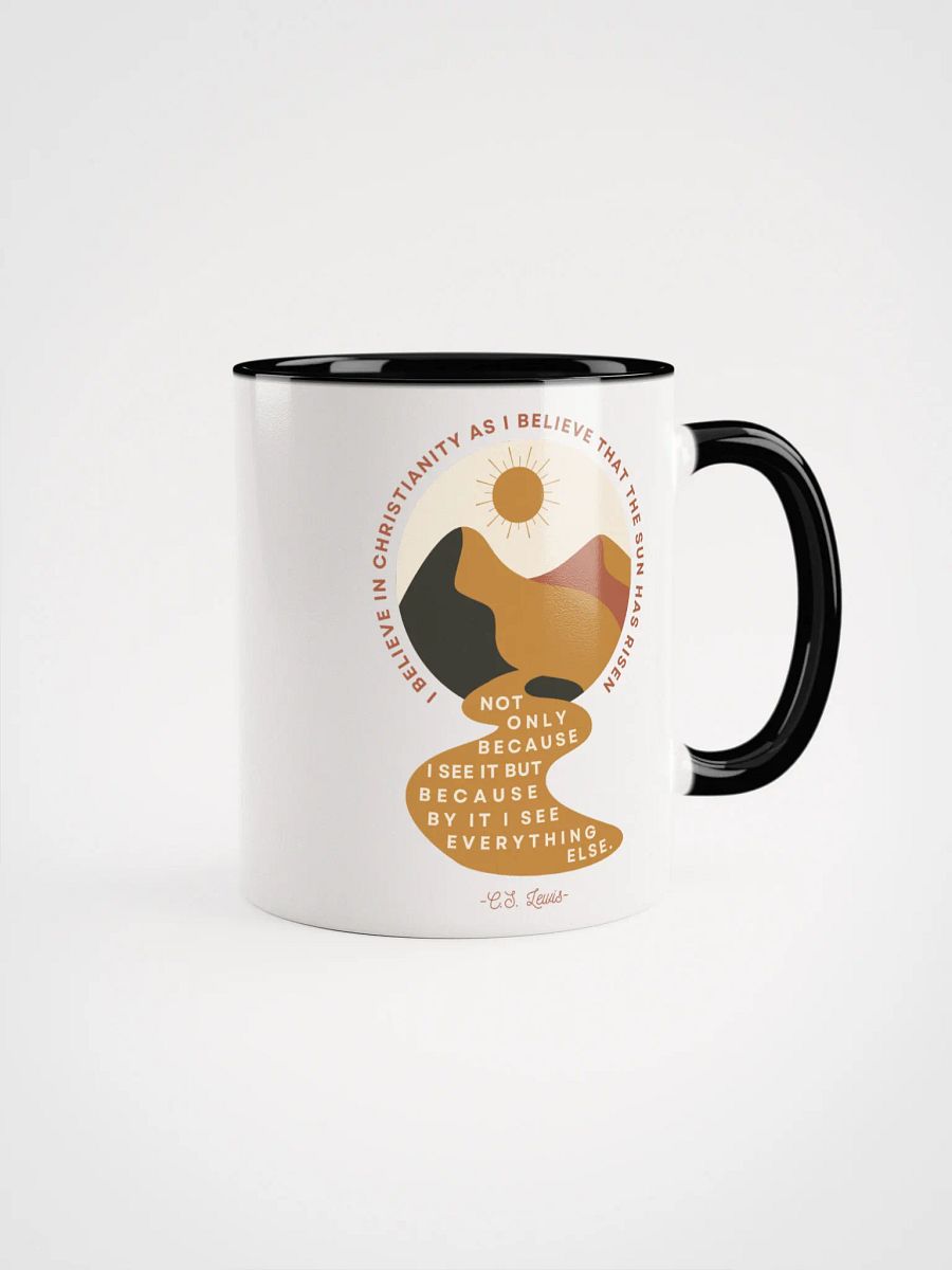 I Believe in Christianity C.S. Lewis Quote Mug product image (2)